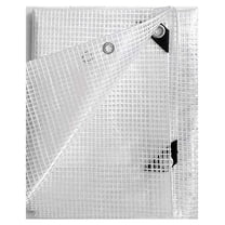 10' X 12' Clear Heavy Duty -14 mil- TARP, /Greenhouse/Garden (Finish Size Approx. 9'6" x 11'6")