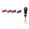 Anti Tamper Screwdriver Set 25 PC All Purpose Security Ladies Pink Ratcheting Screwdriver Bit Set Chrome Vanadium Steel, Tamper Proof Design ()