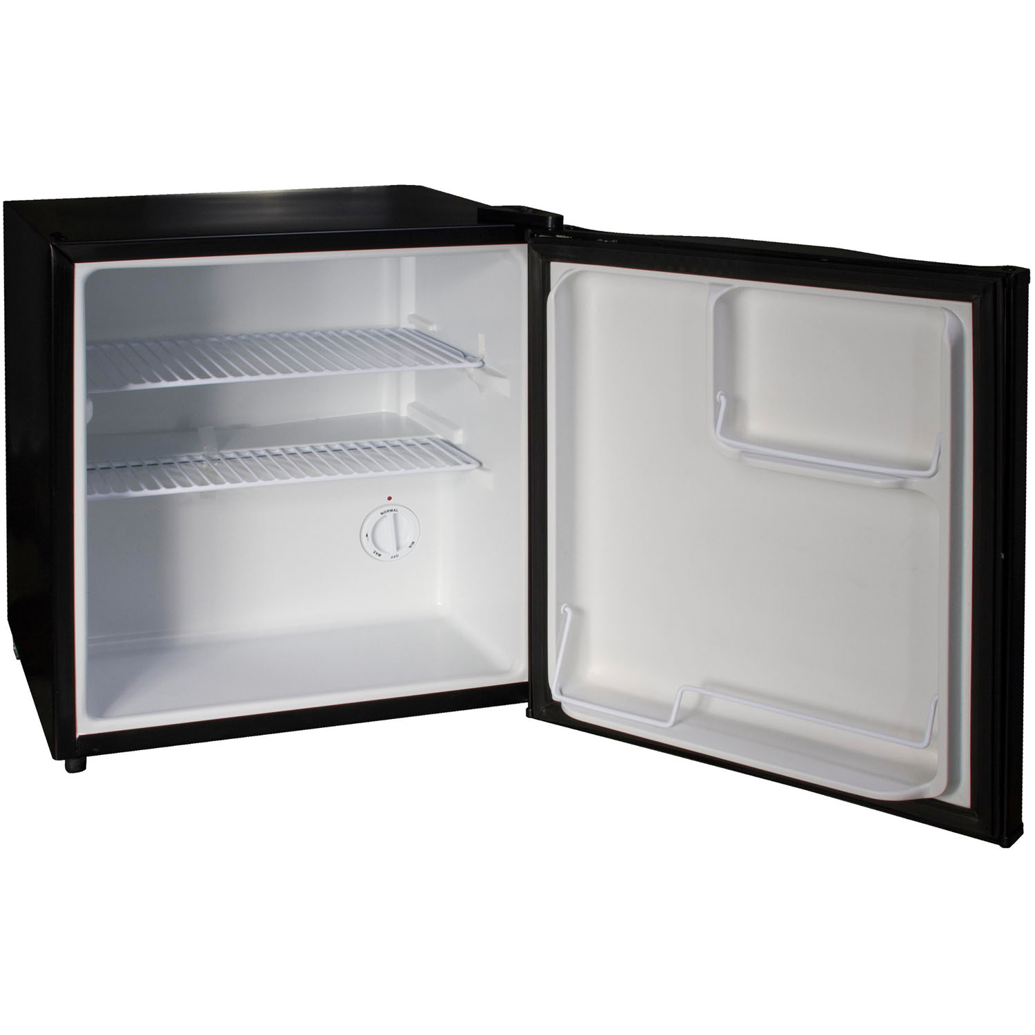 Compressor Cooling Capacity ft Wire Shelf and Recessed Handle in Black MCAR170BE 18 Mini Refrigerator with 1.7 cu