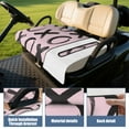 thumbnail image 4 of Valentine's Day Patterned Golf Cart Bench Seat Cover 51"x31" Universal Fit Front Seat Cover Soft Microfiber Towel, 4 of 8