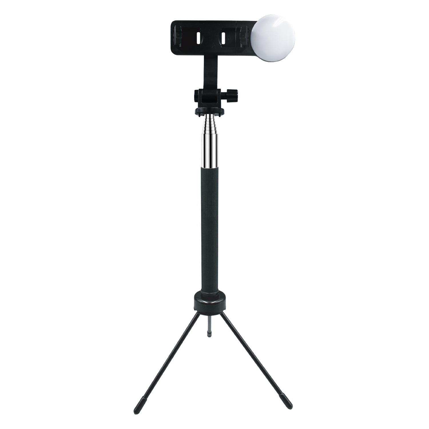 Portable Selfie Stick With Remote Tripod Base and LED Light, 3 Lighting