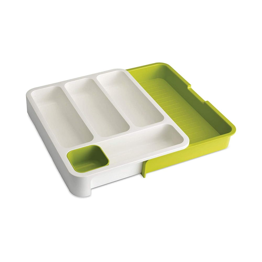 Joseph Joseph DrawerStore expandable cutlery tray White/Green
