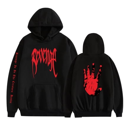 Fosskos Men Women's Long Sleeve Heartbreak xxxtentacion Hoodie Sweatshirt Jumper Hooded Pullover