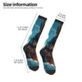 thumbnail image 2 of Naloa Colorful Cloud Shepherd Dog Thigh High Socks Extra Long Stretchy Sock Women Over Knee High Opaque Stocking Daily Wear, 2 of 6