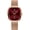 rose&red, variant on Watches for Women, Fashion Rose Gold Analog Quartz Dress Watch, Oval Burgundy Dial, Stainless Steel Bracelet Ladies Wristwatch