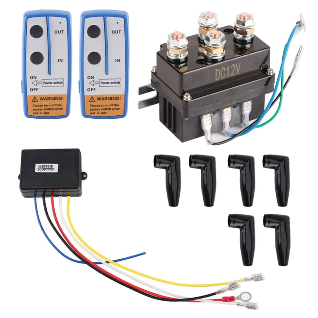 Relé de solenoide en V, 12 V 400 A, relé de solenoide para cabrestante eléctrico, accesorio para ATV, el mejor en su clase