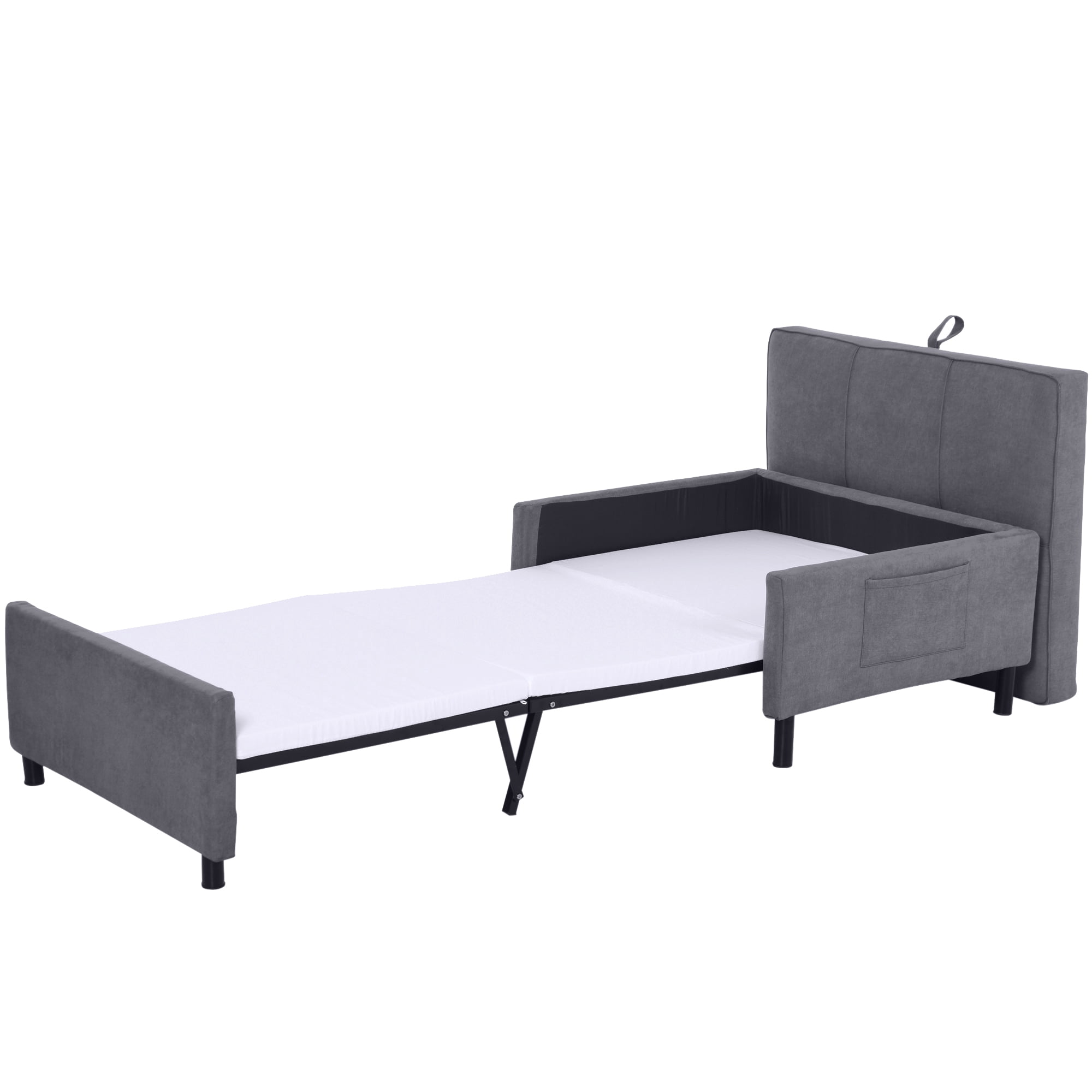 Space-Saving Padded Cushion Rest Lounger w/Steel Frame Strong Base - Walmart.com