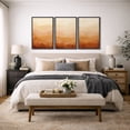 thumbnail image 3 of Framed Canvas Print Earth Tone Abstract Wall Art Set of 3 Modern Neutral Decorative for Living Room Bedroom - 24"x36"x3 BLACK, 3 of 8