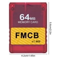 thumbnail image 3 of Tarjeta de memoria para juegos de 8MB/16MB/32MB/64MB para tarjeta de memoria PS2 FMCB, 3 of 5
