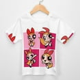 thumbnail image 3 of The Powerpuff Girls Kids Short Sleeve Tee Shirt Novelty Crewneck T-Shirts Unisex Summer Blouse Tops for Boys Girls 110CM, 3 of 8