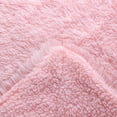 thumbnail image 4 of Soft Shaggy Fuzzy Throw Blanket - Fluffy Snuggly Faux Fur Blankets - Warm Cozy Plush Sherpa Blanket for Couch Sofa Bed Photo Props Home Decor,(60x50 Inches) Pink, 4 of 5