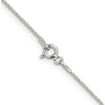 thumbnail image 3 of Sterling Silver .85mm Diamond-Cut Round Spiga Chain (22 X 0.85) Made In Italy qsr025-22, 3 of 5