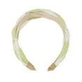 thumbnail image 4 of Unique Bargains 1 Pc Lace Twist Braided Headbands Green, 4 of 6