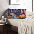 thumbnail image 6 of Yiaed Fantasy Cosmic Landscape Print Brushed Microfiber Envelope Pillowcases, Standard,Envelope Closure Pillow Cases(Without Pillow Core)-16"x24", 6 of 6