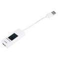 thumbnail image 2 of Medidor USB, cable de datos de alimentación de 0-3,30 V, detector USB, probador de cable de datos de alimentación, máxima comodidad, 2 of 9