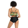 thumbnail image 6 of LIORA Women Two Piece High Waisted Bikini Ruffle Swimsuit with Bottom, 6 of 7