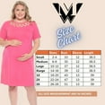 thumbnail image 5 of White Mark Maternity Crisscross Neckline Dress with Pockets, Women's, S-3X, 5 of 5