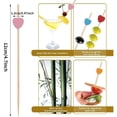thumbnail image 4 of 100-Piece Heart-Shaped Bamboo Food Picks for Cocktails Parties and Bento Boxes, 4 of 8