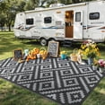 thumbnail image 5 of Outdoor Rug for Patio,Waterproof Reversible,Non-Slip Large Area Rug for Camping, RV, Deck, Balcony, Backyard, Multiple Sizes & Patterns, 5 of 5