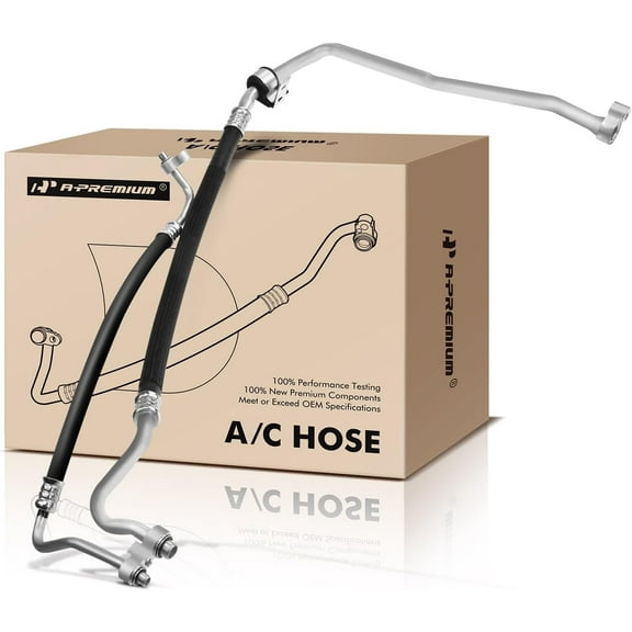 A-Premium A/C Manifold Suction and Discharge Line Hose Assembly Compatible with Ford Fusion Mercury Milan 2006-2009 Lincoln Zephyr 2006 V6 3.0L