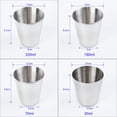 thumbnail image 3 of MYG for Stainless Steel Beer Cola Cup Set - 180ml Capacity for Bar, Coffee Shop, Office Use - Polished Interior & Exterior, Wide Stable Base (Silver), 3 of 10