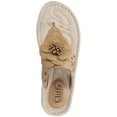 thumbnail image 3 of Cliffs by White Mountain Womens Cynthia  Dressy Floral Design Thong Sandals, 3 of 3