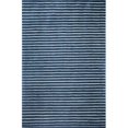 thumbnail image 1 of Bashian S176-NV-2.6X8-ALM71 Bashian Contempo Collection Striped Contemporary 100 Percent Wool Hand Loomed Area Rug, Navy - 2 ft. 6 in. x 8 ft., 1 of 1