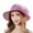 Purple, variant on Women's New Summer Fisherman Hat Sun Hat Elegant Temperament Sunshade Hat Large Brim Sunscreen Hat French Teens Flat Hat Women Ladies Stretch Hats Painters Men Girls Leather Wool Large Women