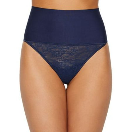 maidenform tummy thong tame lace womens