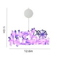 thumbnail image 3 of Konghyp Halloween Decorative Lights Luminous Alphabet Lights LED Party Hanging Decorations with Suction Cups, Battery Powered, Indoor Outdoor Halloween Window Lights, Spooky Night Decor, 3 of 7