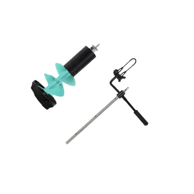 ZheElen Ice Auger with Extension Rod Nylon Ice Fishing Auger Ice Fishing Accessories 8 inch Blue Float