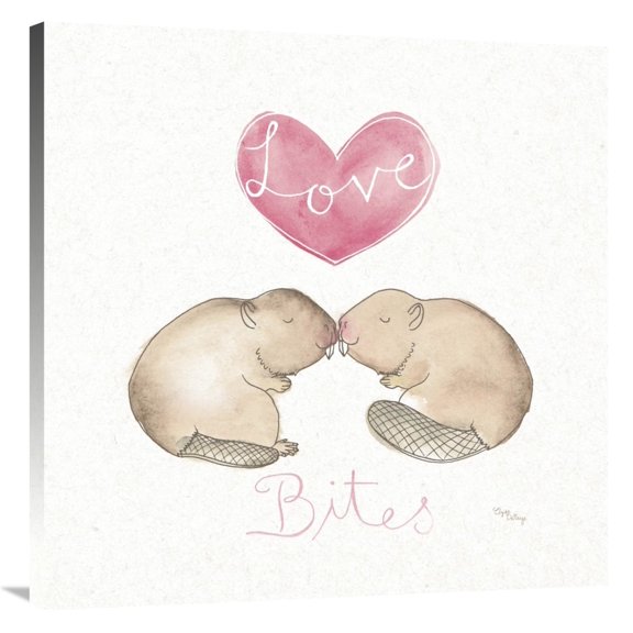 Global Gallery's 'Tough Love III' By Elyse DeNeige Stretched Canvas Wall Art
