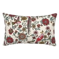 thumbnail image 1 of Balery Dark Enchanted Flowers And Birds Funda de Cojín Estampada, Regalos para Mujeres, Regalos de Amor para Ella, Regalos para Novia o Esposa, Funda de Almohada-16"x24", 1 of 6