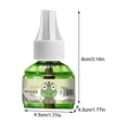 thumbnail image 3 of Bobinas para mosquitos enchufables, bobinas para mosquitos eléctricas, repelentes de mosquitos inodoros para bebés y niños pequeños, mujeres embarazadas, uso doméstico 45 ml, 3 of 5