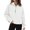 White_FK41, variant on Resicozy Sweatshirt for Women Half Zip Long Sleeve Cropped Pullover Lined Full Zip Hoodies Thumb Hole Jackets Light Purple M