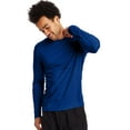 thumbnail image 5 of Hanes Sport Cool DRI Men's Performance Long Sleeve T-Shirt, Value 2-Pack Deep Royal 2XL, 5 of 5