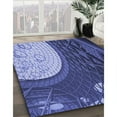 thumbnail image 2 of Ahgly Company Indoor Rectangle Patterned Sky Blue Dress Blue Area Rugs, 5' x 7', 2 of 6