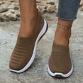 thumbnail image 6 of oqasdz Women Casual Shoes Breathable Mesh Slip On Lightweight Walking Shoes with Thick Soft Sole for Everyday Comfort Versatile Outdoor Summer, 6 of 7
