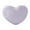 Purple, variant on Cute Plush Love Pillow Cushion, Heart Shaped Throw Pillows for Bed, Faux Rabbit Fur Plush Home Decor Pillow Cushion for Chair Sofa Living Room 14 " (Black)