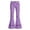 X1Purple, variant on GobdXE Girls Solid Flare Jeans Bell Bottom Denim Pants High Waist Stretch Trousers Toddler Little Big Girls Red,11-12 Years
