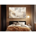 thumbnail image 2 of Enchanting Cream and Beige Clouds Sky Canvas Print - Dreamy Abstract Art - High-Quality Tranquil Decor - Handcrafted Elegant Wall Artwork, 2 of 7