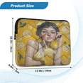 thumbnail image 3 of WOBOGO Lemonade Lass Laptop Sleeve 13.4 inch Lightweight Zipper Design Soft Padded Protection Against Scratches and Impacts, 3 of 8