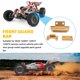 thumbnail image 4 of Tholdsy Barra protectora de parachoques delantero anticolisión, piezas de control remoto, Rock Crawler, ajuste de vehículo mejorado, regalos para Kits de construcción modelo Oro Tholdsy FN001448-03, 4 of 6