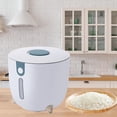 thumbnail image 4 of Contenedor hermético para almacenar alimentos secos de cocina con capacidad de 5 kg, cubo para cereales y arroz. Azul, 4 of 8