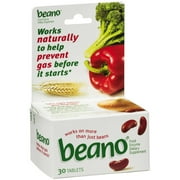 Beano Anti-Gas Food Enzymes, 30 CT (Pack of 4)