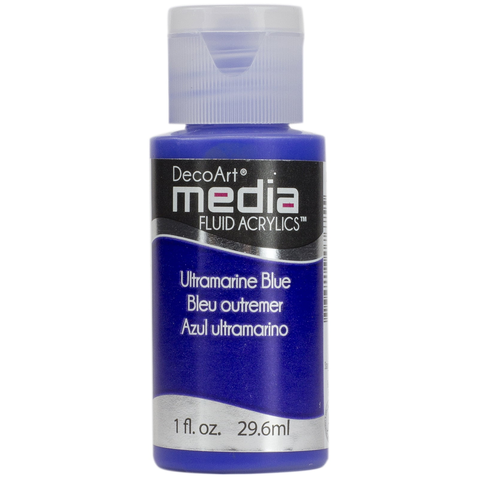 DecoArt Media Fluid Acrylic Paint, 1 oz., Ultramarine Blue (Series 1