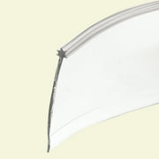 Prime-Line 194237, 37 in. Clear Vinyl Door Bottom & Sweep with Star Shaped Insert