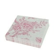 thumbnail image 5 of Efavormart 50 Pack 2-Ply Paper Cocktail Napkins in Matte Pink and White French Toile Floral Pattern, Highly Absorbent Soft Disposable Beverage Napkins, 5 of 6