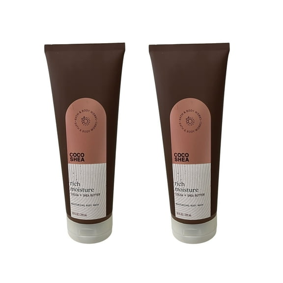 Bath & Body Works Coco Shea Moisturizing Body Wash 10 fl oz 2 Pack