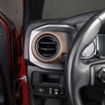 thumbnail image 4 of TINKI Car ABS Inner Central Console Air Conditioning Vent Rings Frame Cover Trim Car Accessories Compatible with Toyota Tacoma 2016 2017 2018 2019 2020 2021 2022 2023, 4 of 7